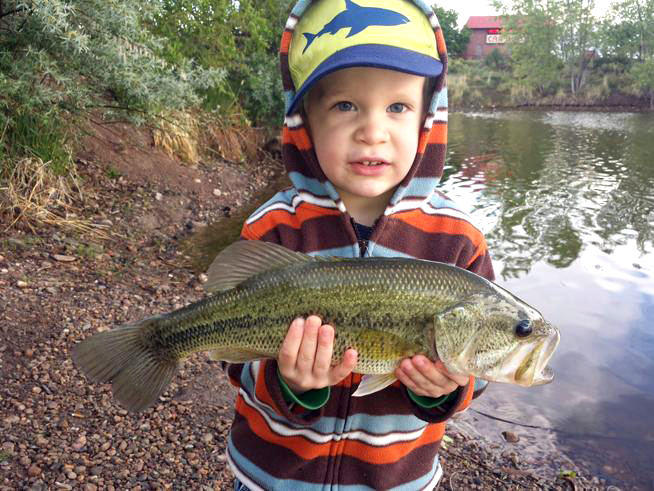 Boy Holding Fish