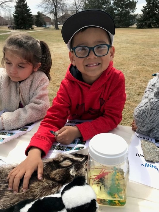 children learning about animals and nature in Loveland