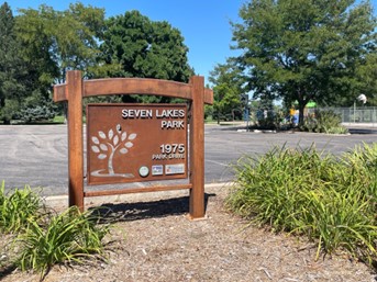 Seven Lakes Park Sign