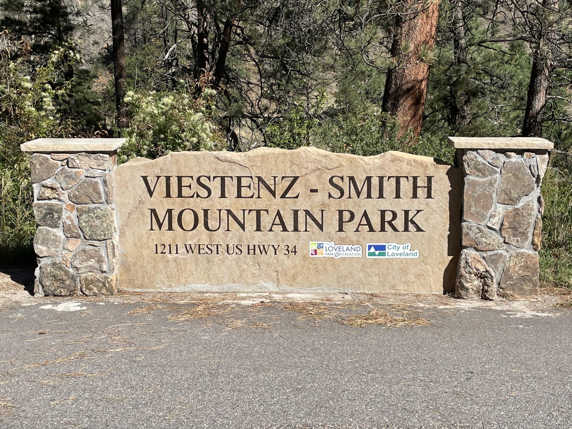 Viestenz-Smith Mountain Park Sign