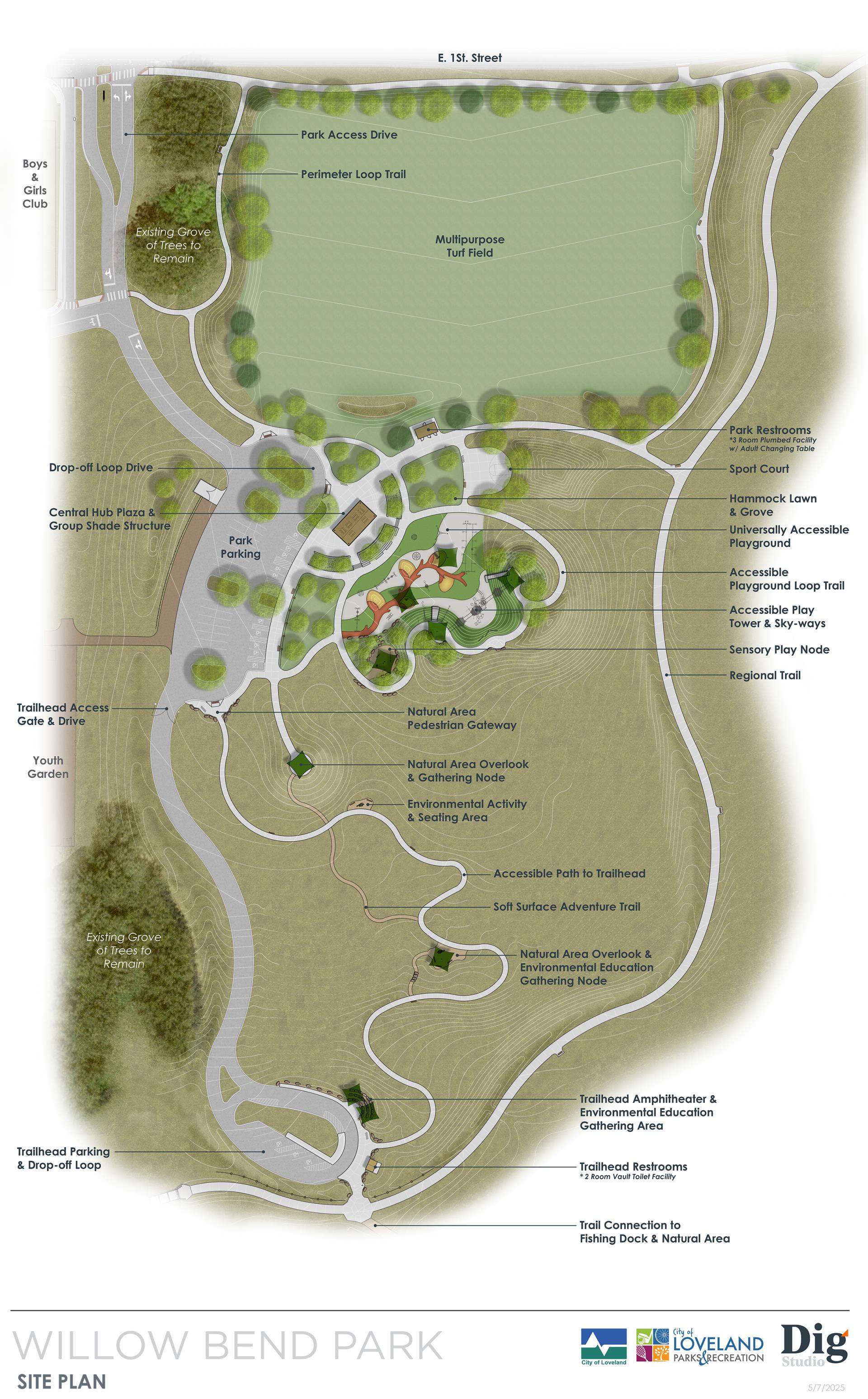 Willow Bend Site Plan Rendering
