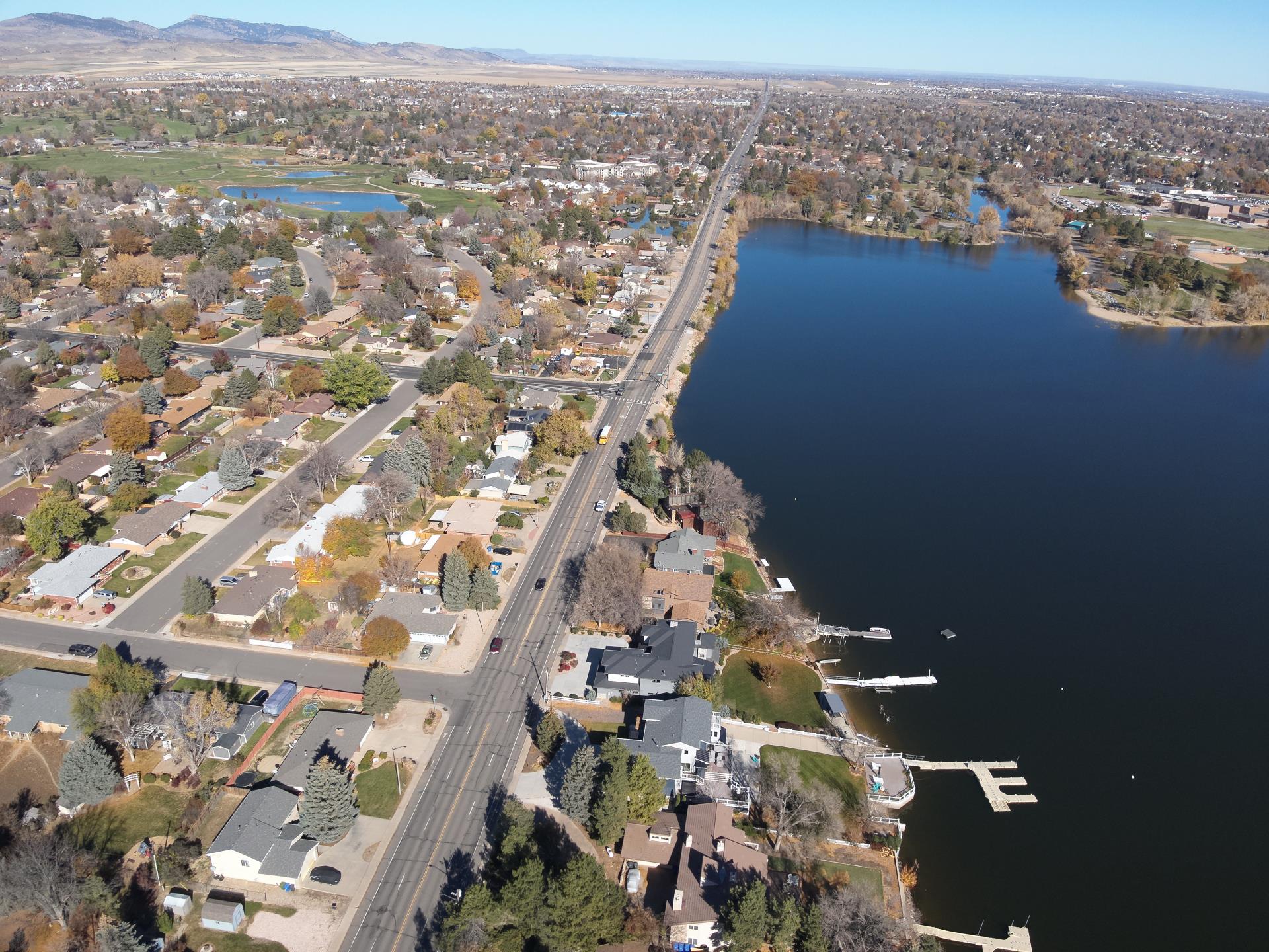 Aerial View of N. Taft Avenue from 29th