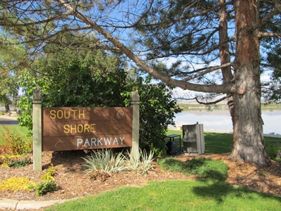 Southshore Parkway Sign