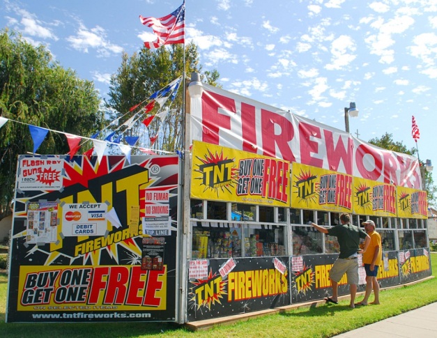 Fireworks stand